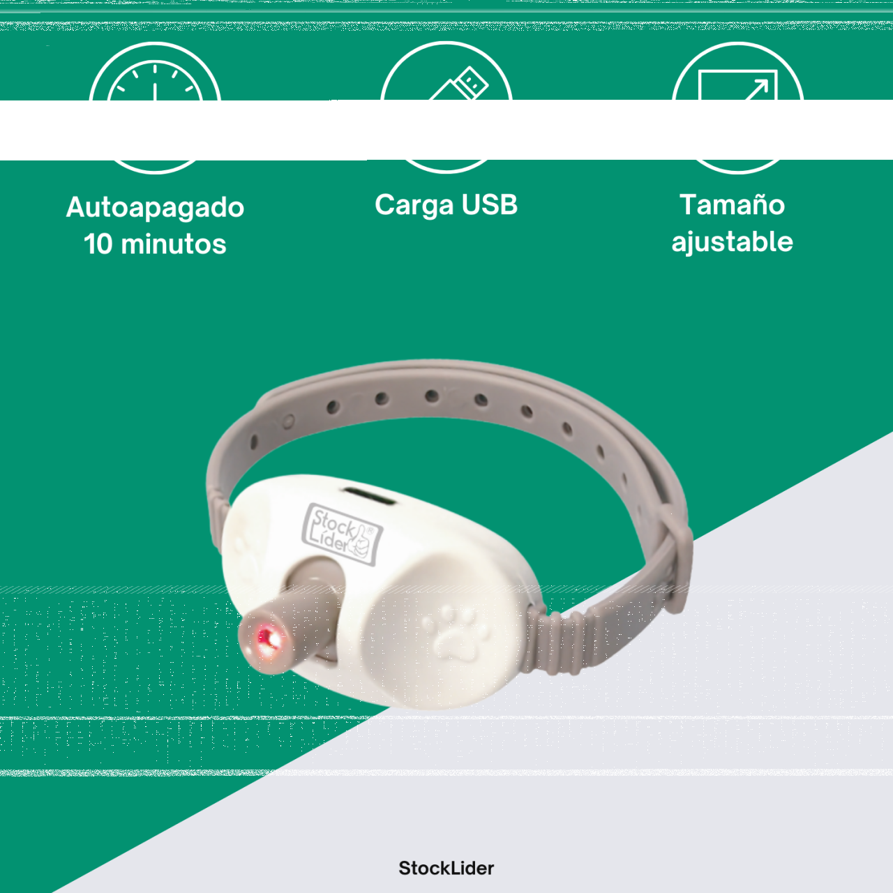 Collar de juego láser para mascotas