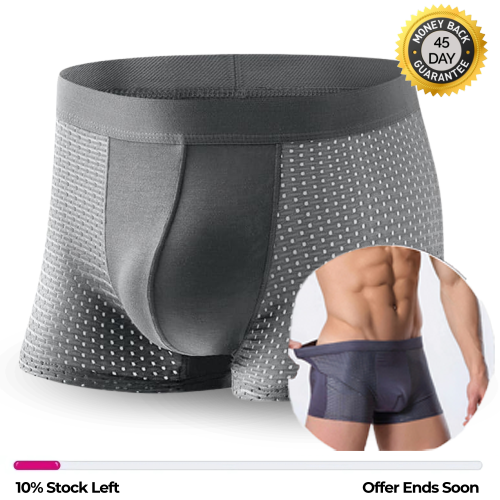 10 PIEZAS - Bóxers Premium de Fibra de Bambú