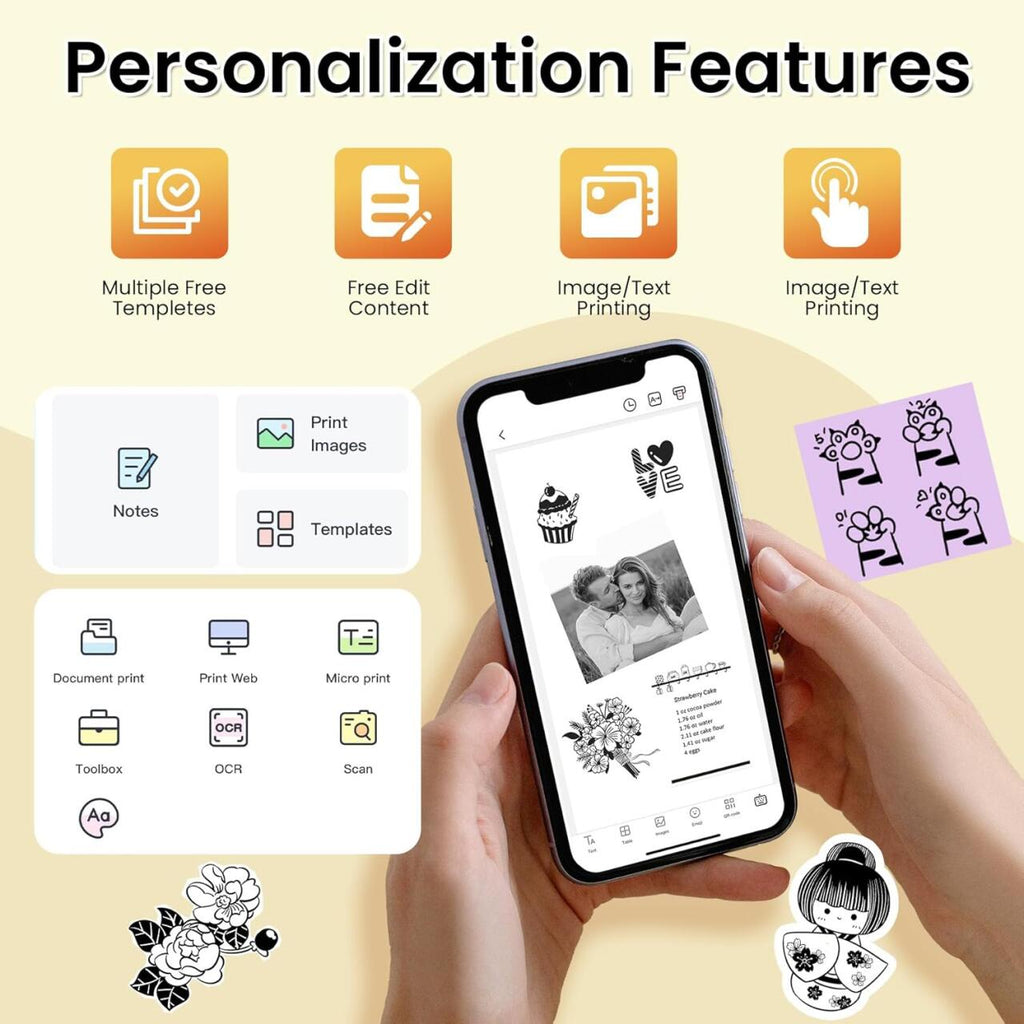 M2 Mini Impresora Térmica Portátil Bluetooth & WiFi