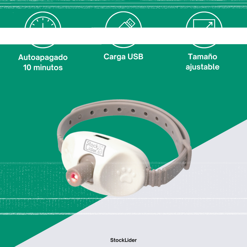 Collar de juego láser para mascotas