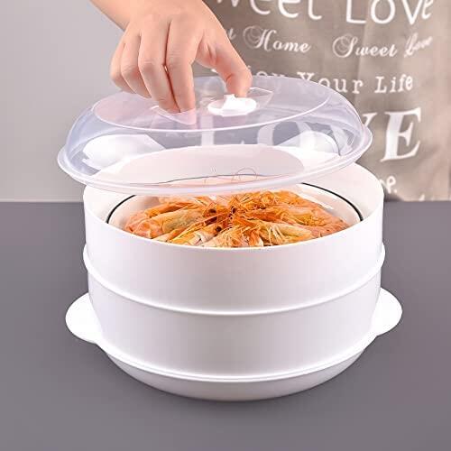 Cazuela Para Microondas De Cocina Al Vapor