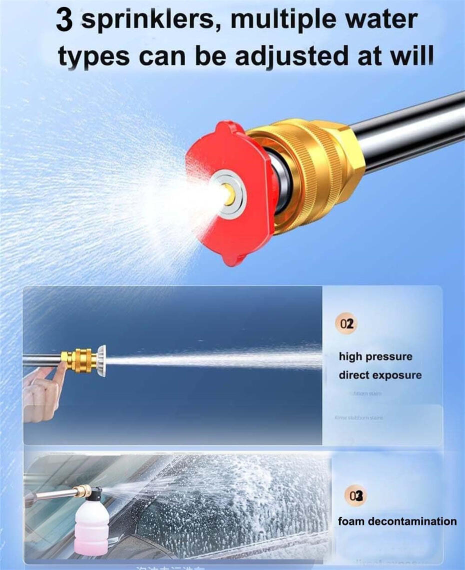 Pistola de agua a presión inalámbrica con una batería