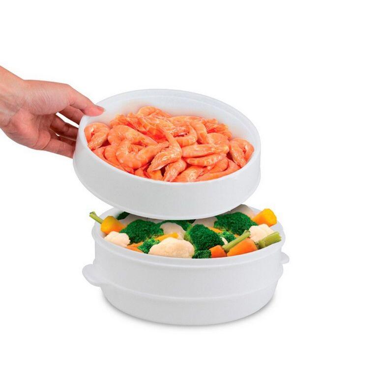 Cazuela Para Microondas De Cocina Al Vapor