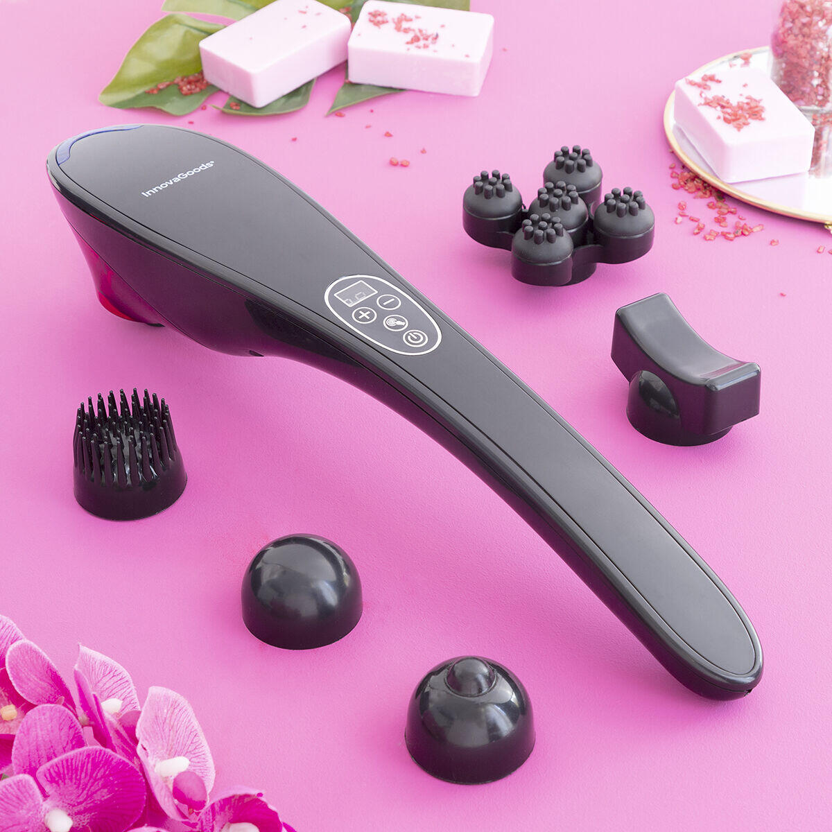 Masajeador de Mano Recargable Masfin