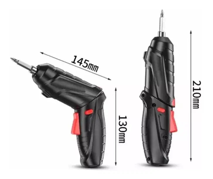 Destornillador Inalámbrico 4.8V con 47 Piezas – Herramienta Versátil para Todo Tipo de Trabajos