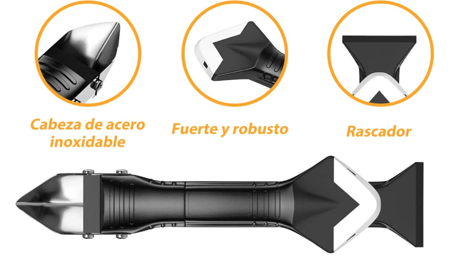 Raspador de silicona multifunción