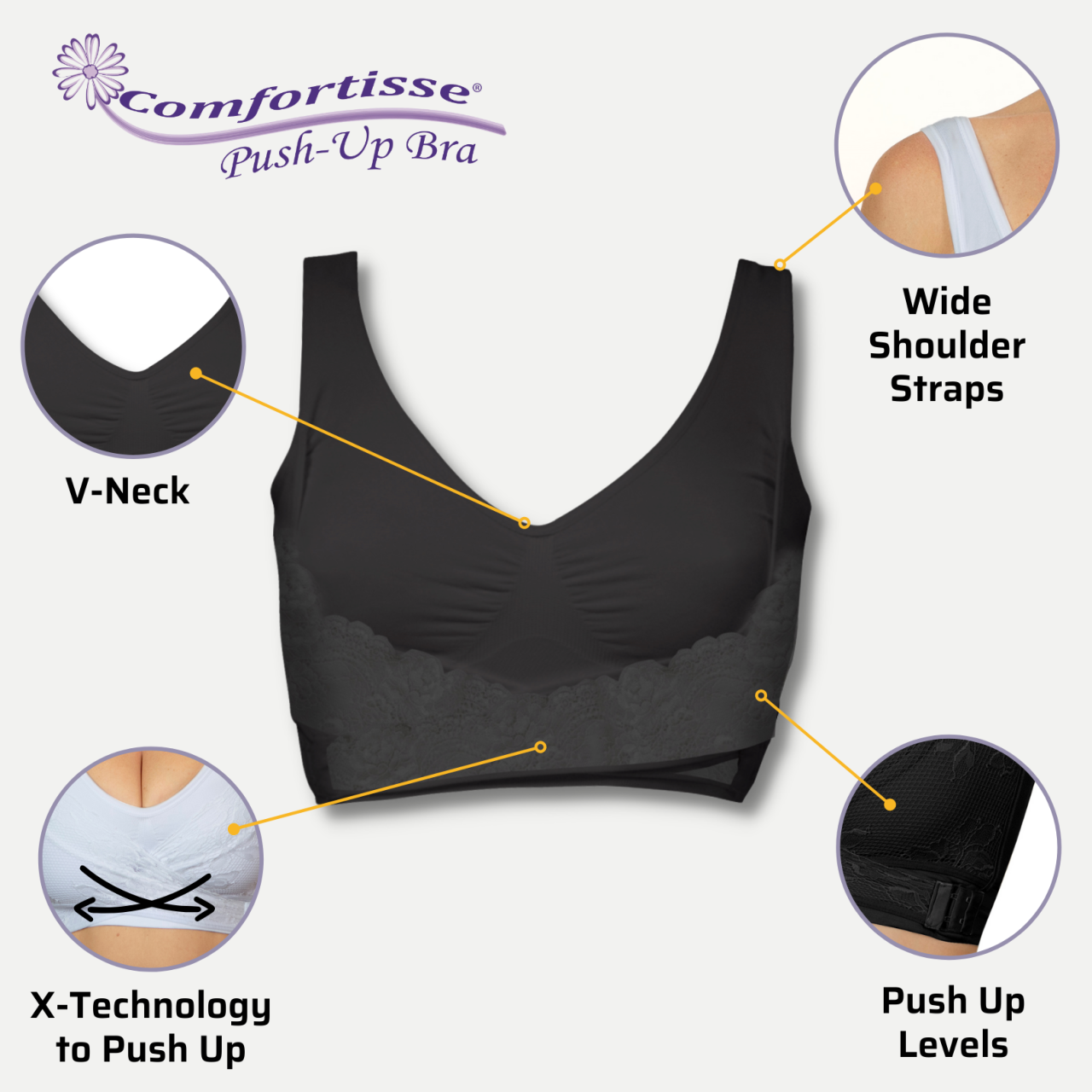 Push Up Bra Set of 3