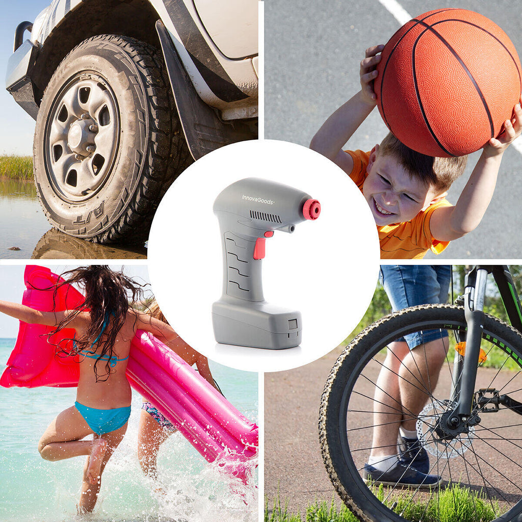 Compresor de Aire Portátil con LED Airpro