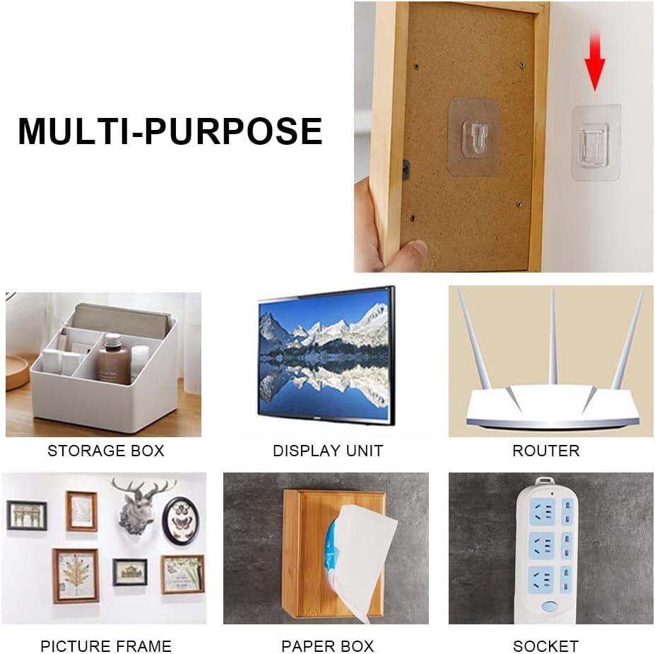 Ganchos adhesivos extra fuertes 4 PCS