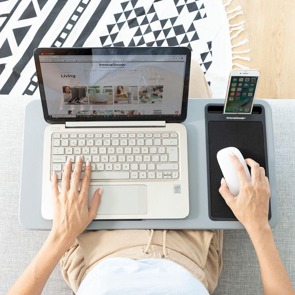 Escritorio Portátil para Ordenador con Cojín XL Deskion